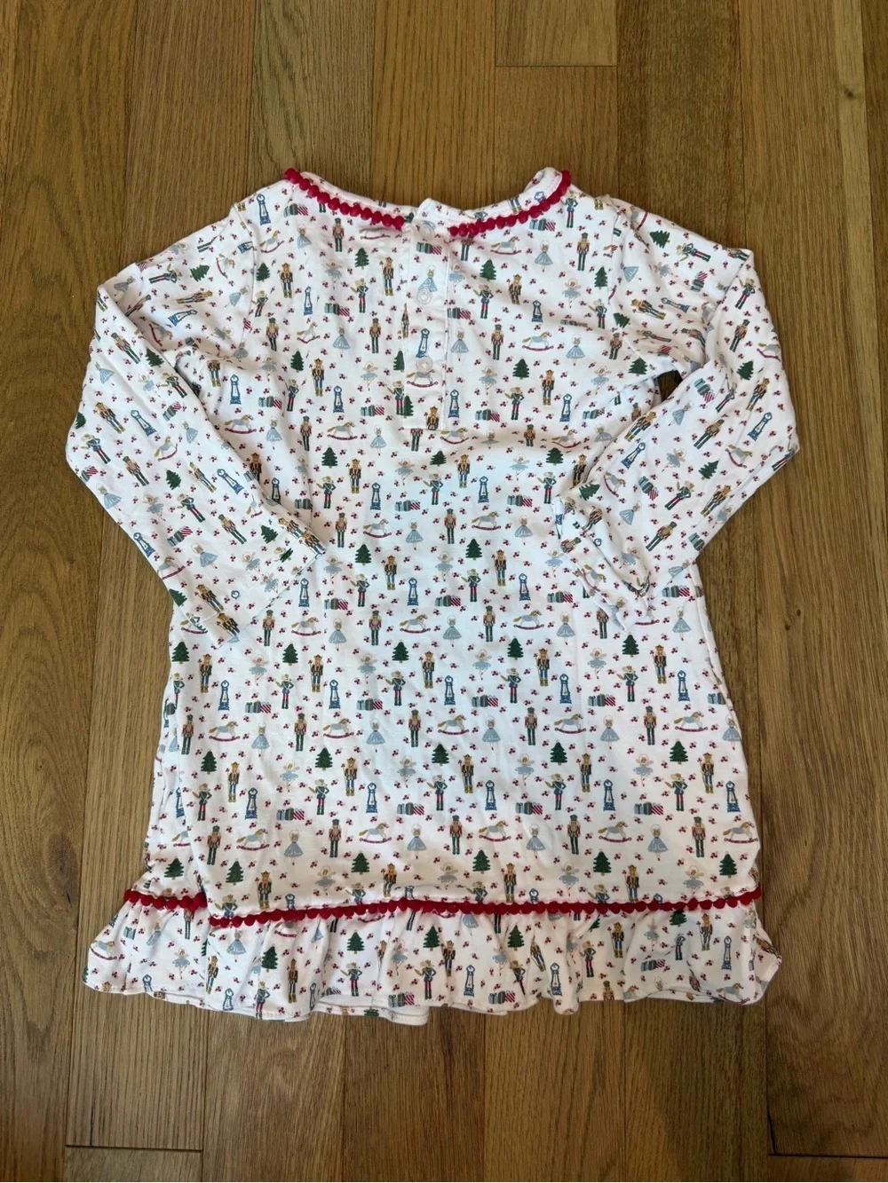🎄 Lila + Hayes Carlin Nutcracker Pajama Gown Girls Size 3 EUC